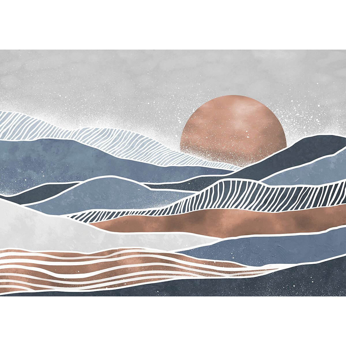 Papel de parede Sandland, INTERELIFE multicolor, INTERELIFE