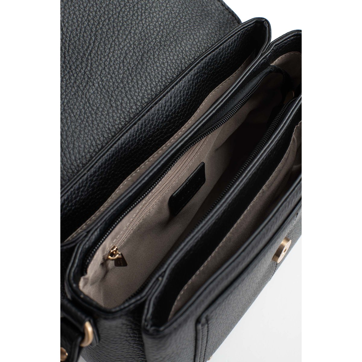 Sac porté travers ZORA noir, HEXAGONA