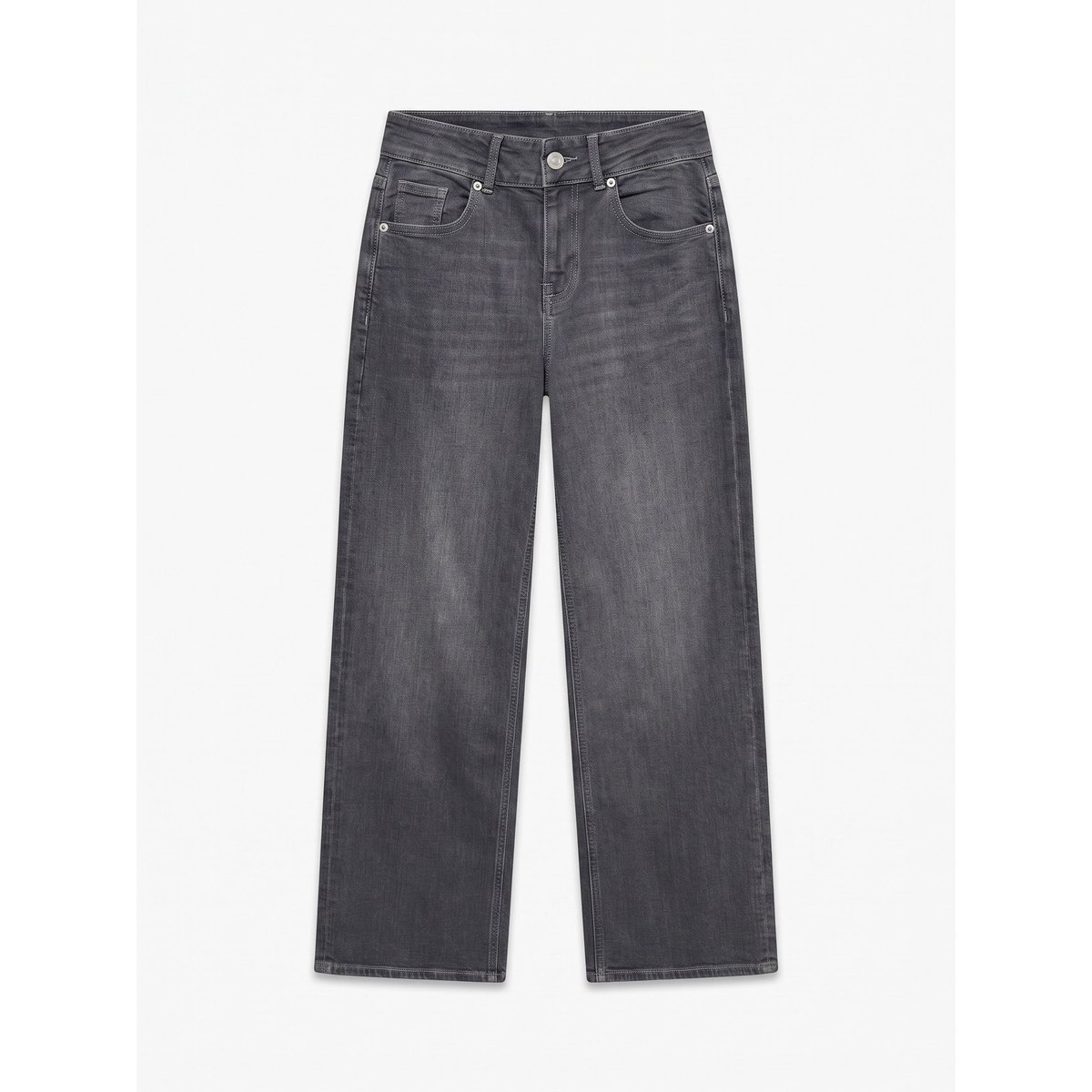 Jean À Coupe Large medium grey denim, VERO MODA