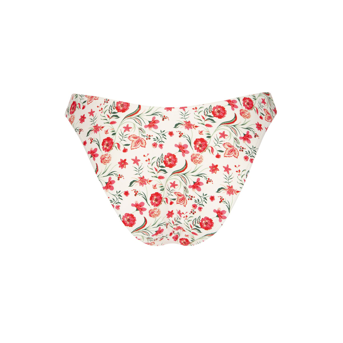 Bas maillot slip de bain taille basse échancré Java ivoire, LISCA