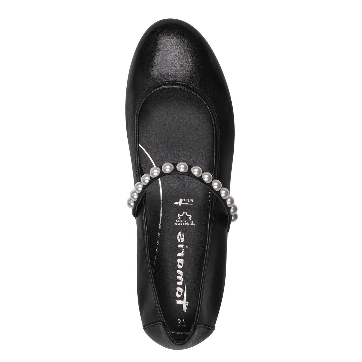 Ballerine plate noir, TAMARIS