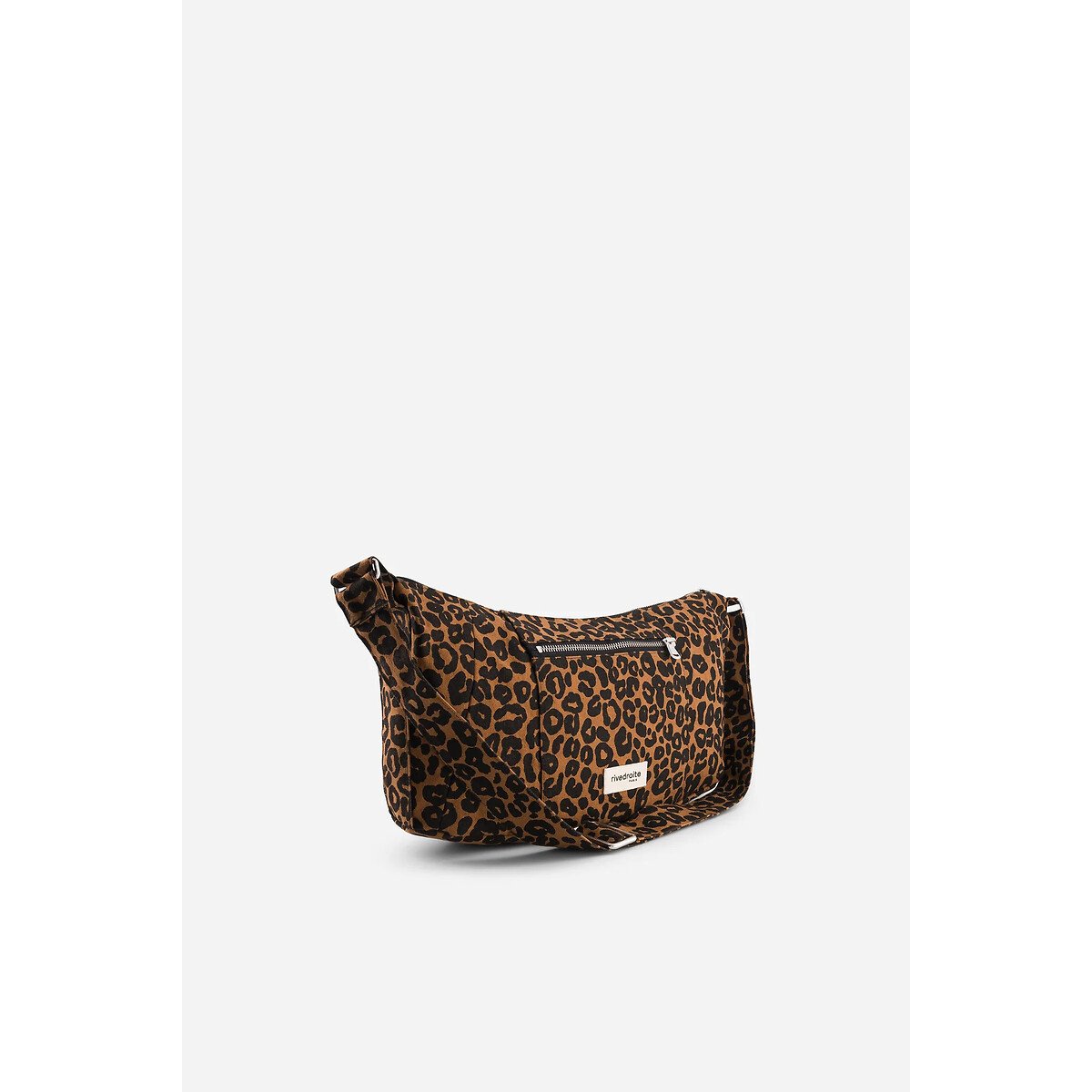 Sac crossbody en toile imprimée MINI CHARLOT léopard, RIVEDROITE