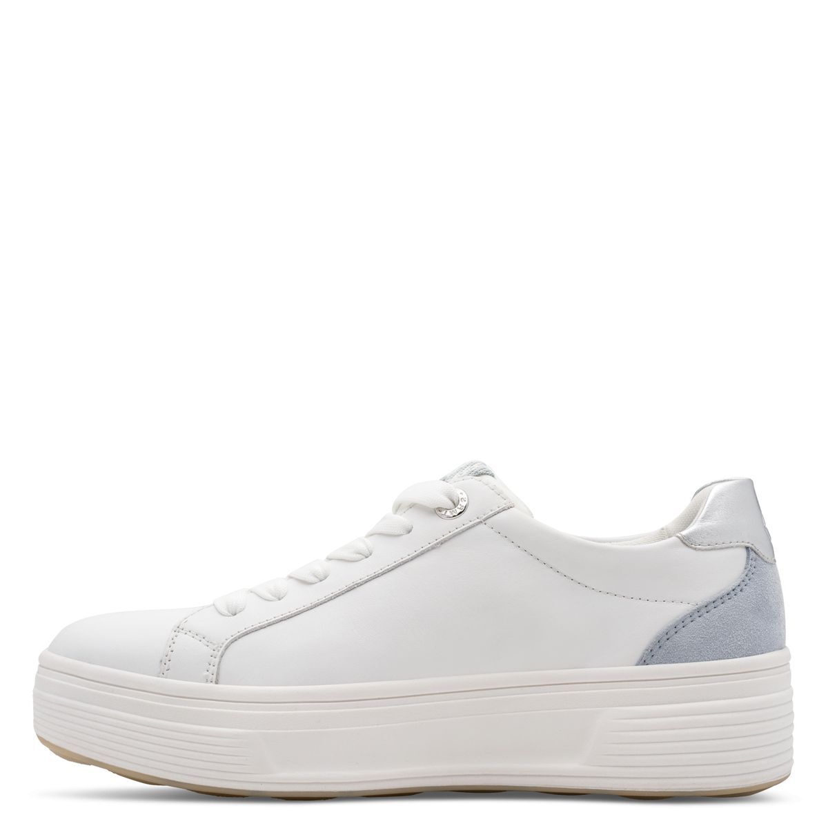 Basket à lacets blanc cassé combiné, TAMARIS