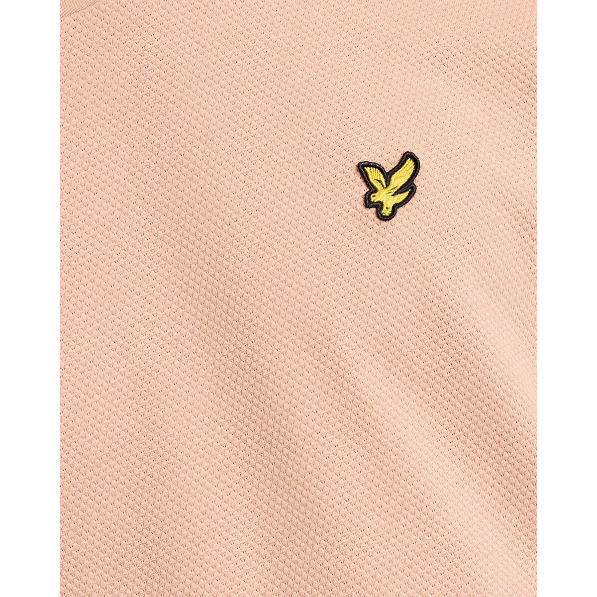 T-shirt jacquard texturé brun orge, LYLE & SCOTT