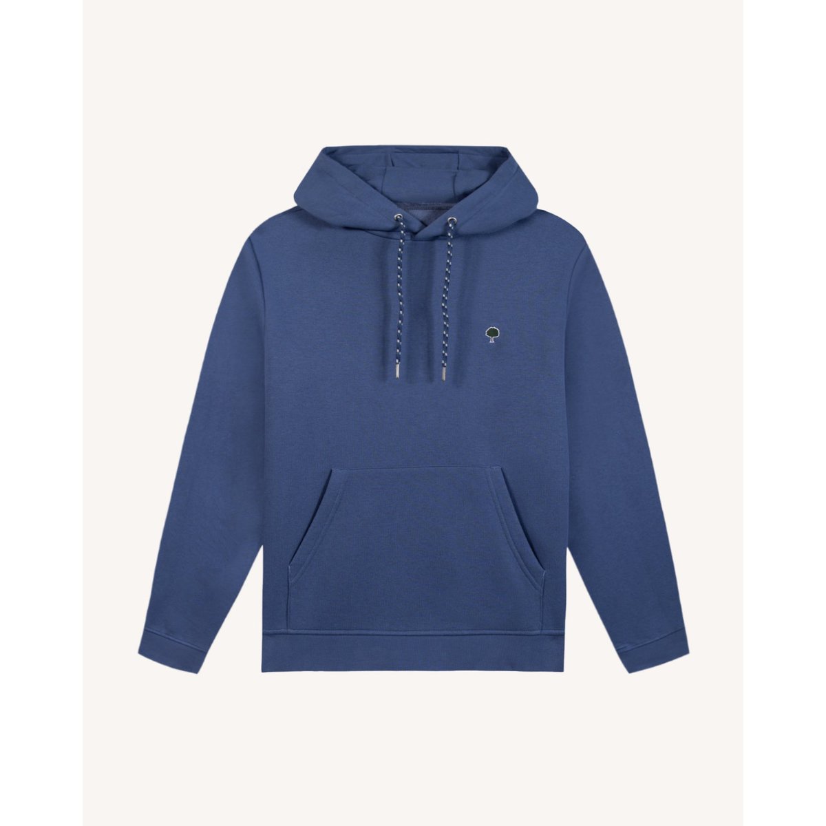 Sweat à capuche en molleton bleu, FAGUO