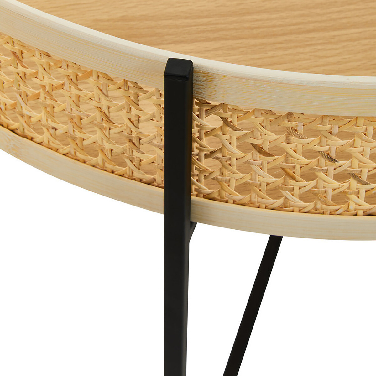 Calla Round Rattan Coffee Table natural, SO'HOME