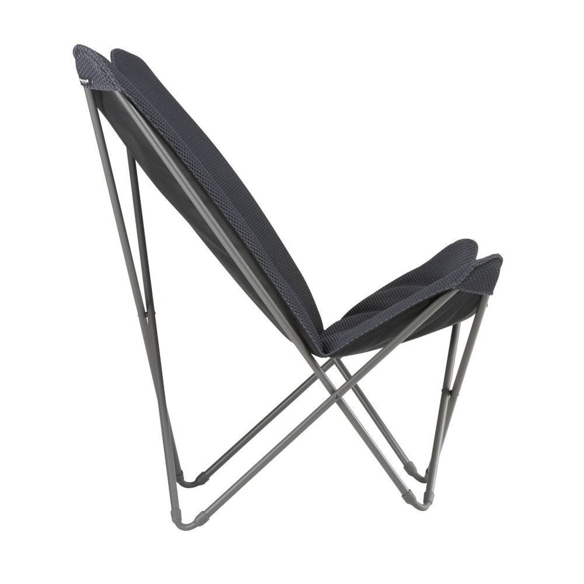 Ensemble Fauteuil Papillon (Pop Up XL) confort et toile été offerte - POP UP XL gris dark grey, LAFUMA MOBILIER