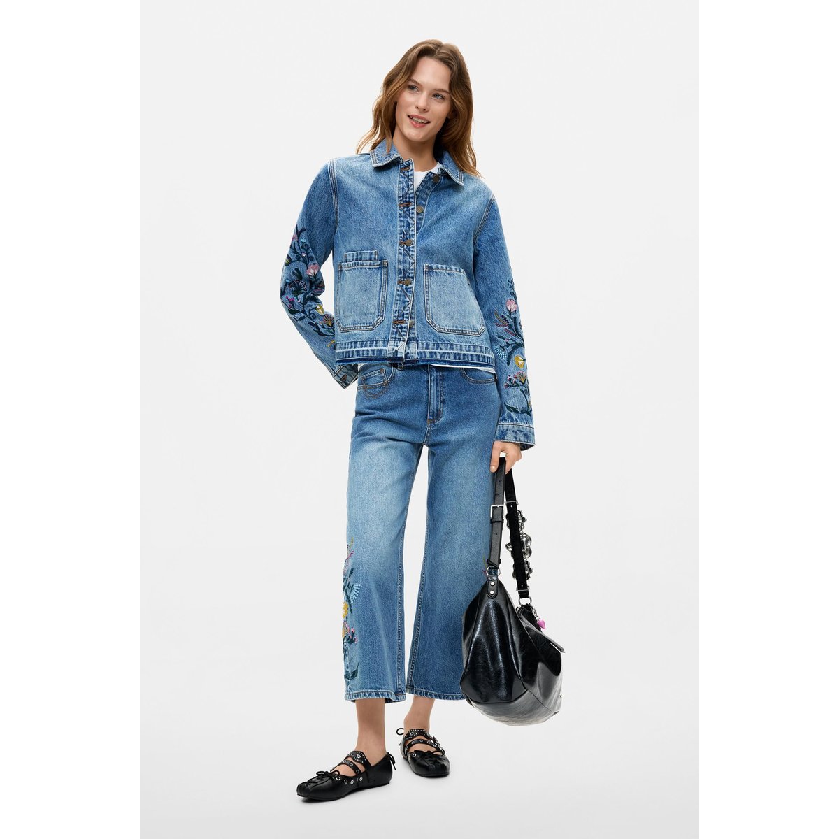 Veste en jean 100 % coton bleu clair, DESIGUAL