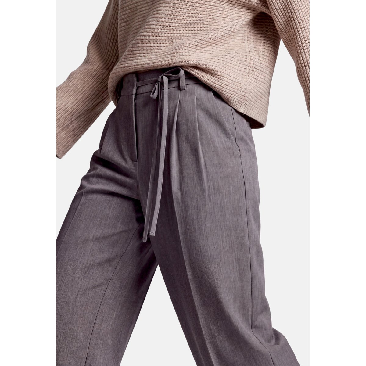Pantalon business à pinces thunderstorm melange, ZERO