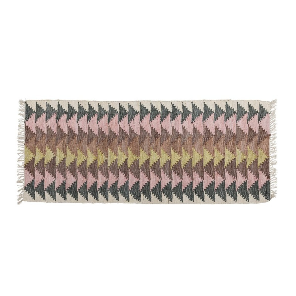 Tapis long coton graphique DESMOND multicolore, BLOOMINGVILLE