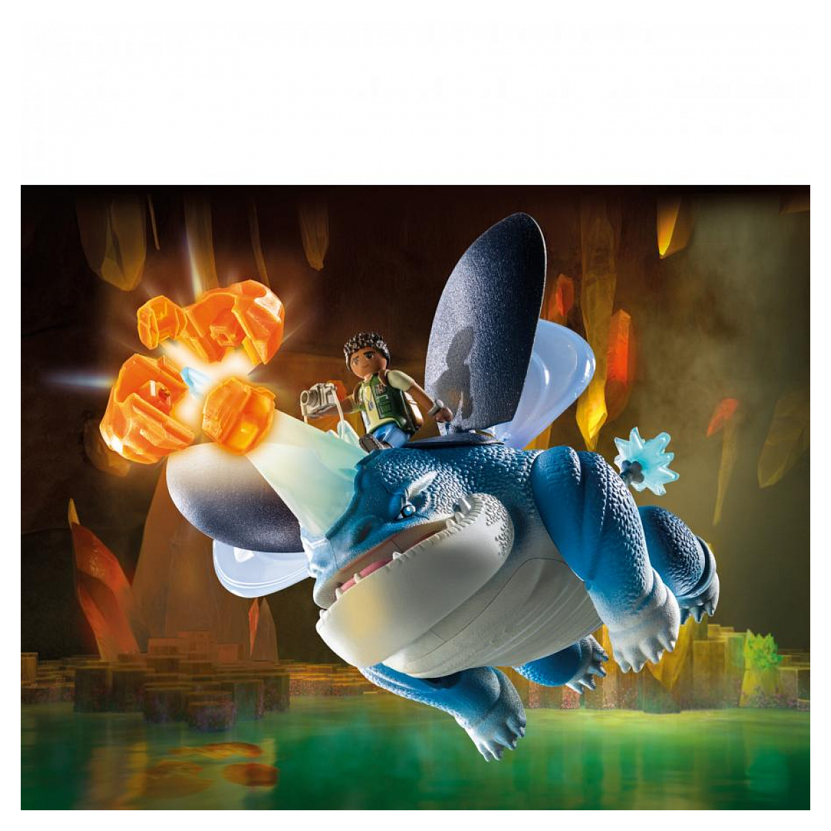 71082 Dragons Nine Realms: Plowhorn and D'Angelo multicolore, PLAYMOBIL