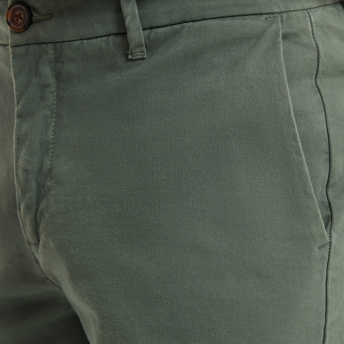 Bermuda chino Signature, JONAS vert kaki, LA REDOUTE COLLECTIONS
