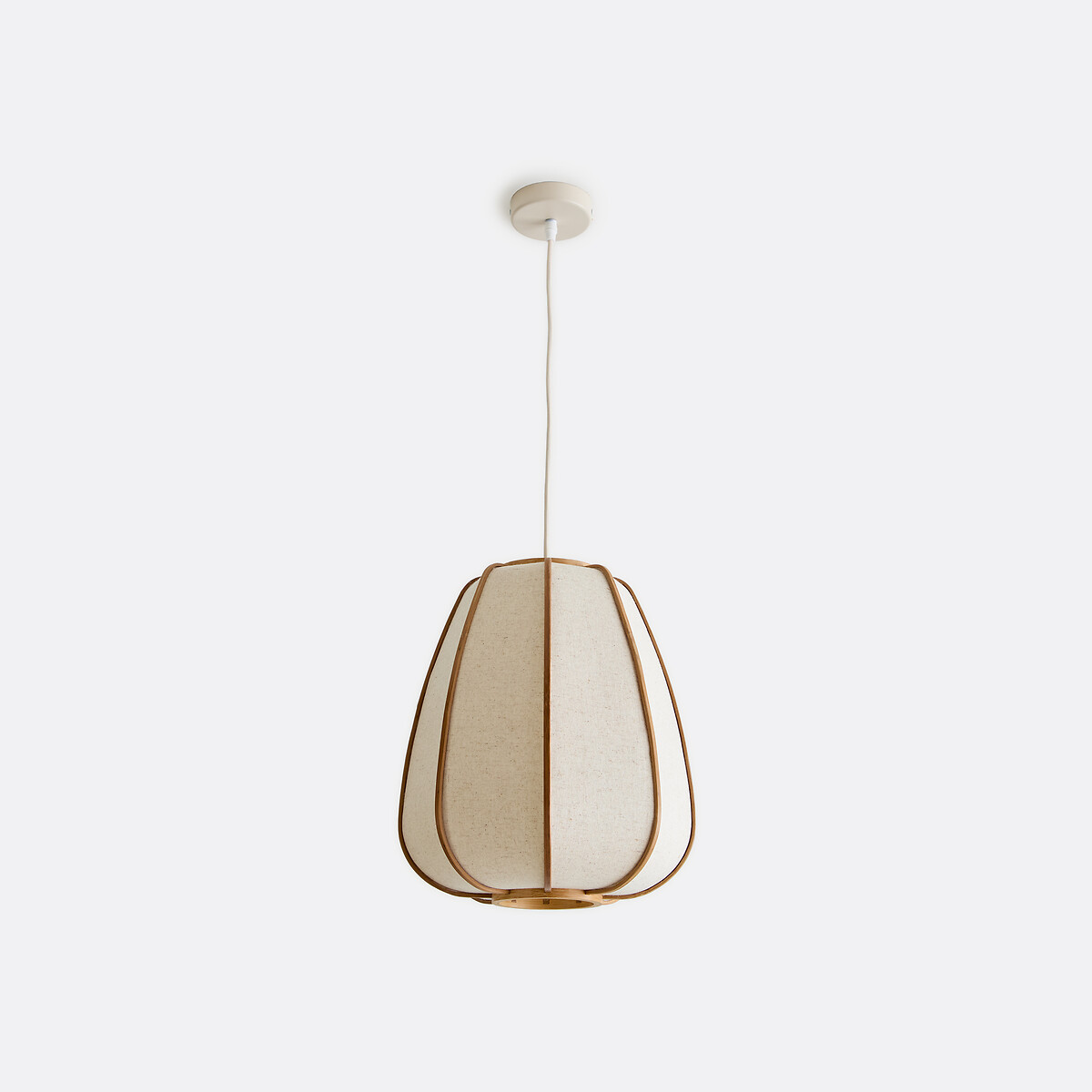 Suspension, en lin et bambou, diamètre 32 cm, ANARA naturel, LA REDOUTE INTERIEURS