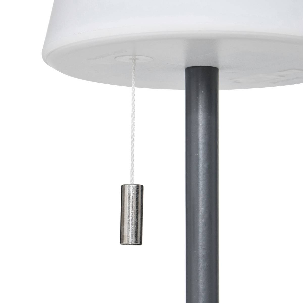 Lampe d'extérieur nomade USB rechargeable en acier ZACK modéle a, ATMOSPHERA