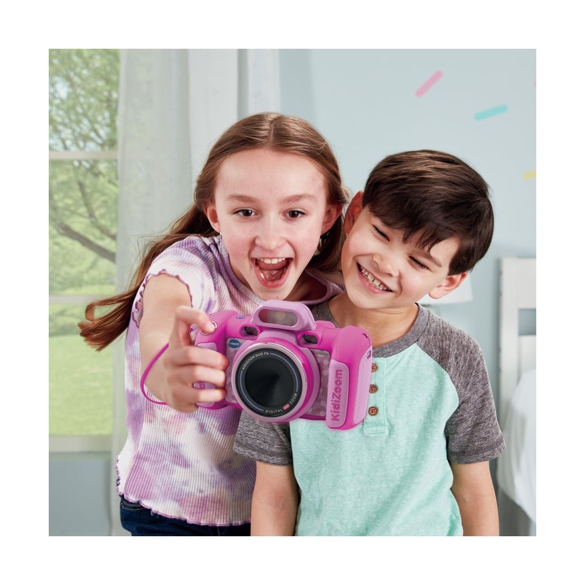 Appareil photo enfant KidiZoom Duo FX rose rose, VTECH