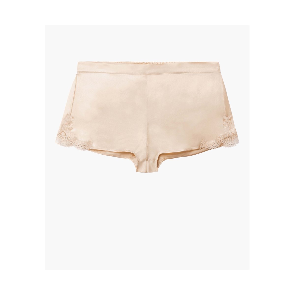 Culotte shorty en soie Toi mon Amour nacre, AUBADE