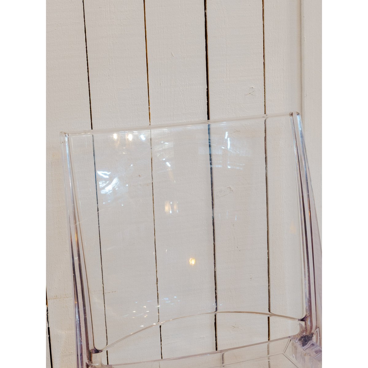 Paire de chaises transparentes Alma N°2148 - Bon état transparent, DEBONGOUT