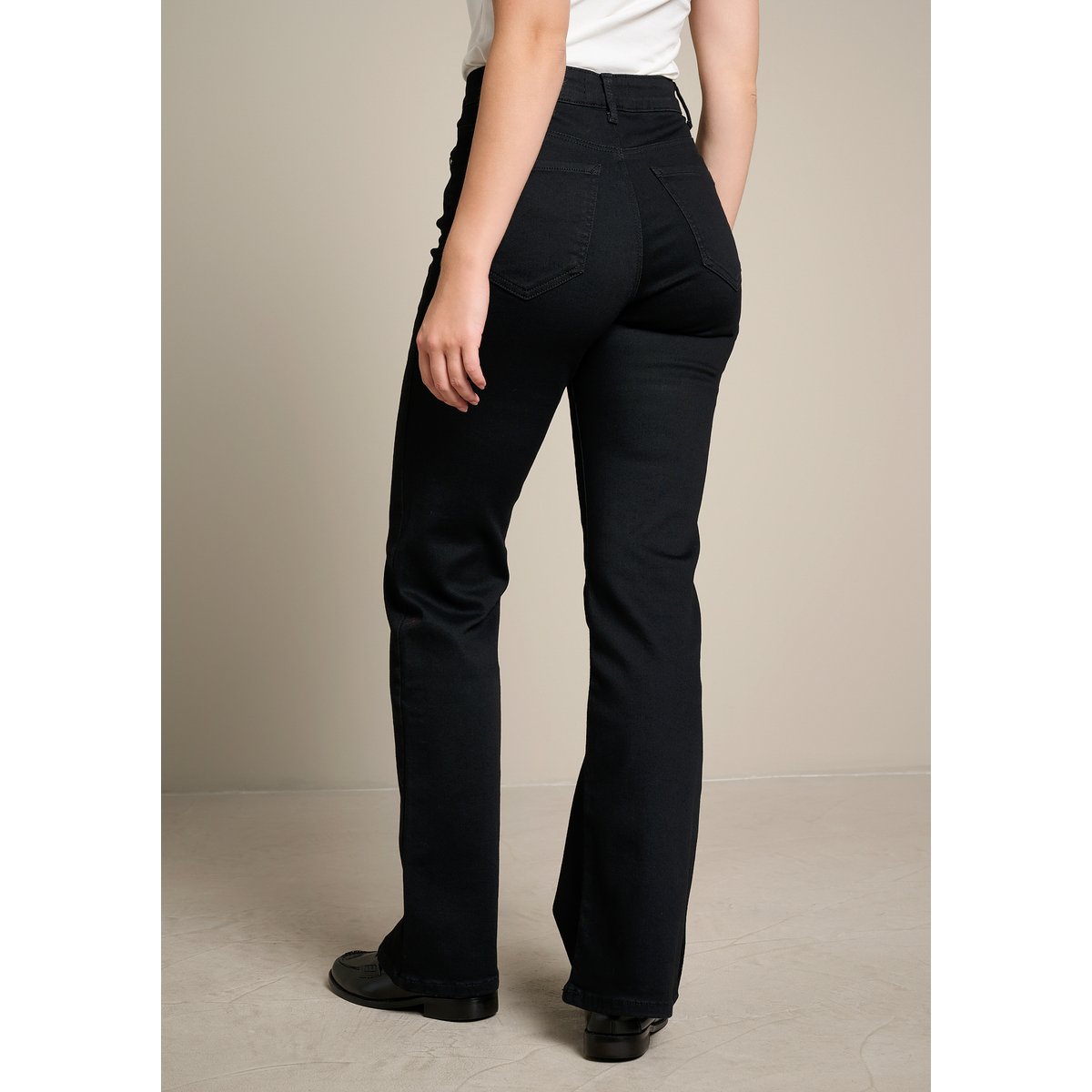 Jean bootcut multi-taille noir, LOLALIZA