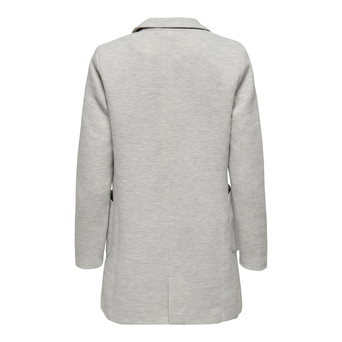 Blazer mi-long gris clair, ONLY