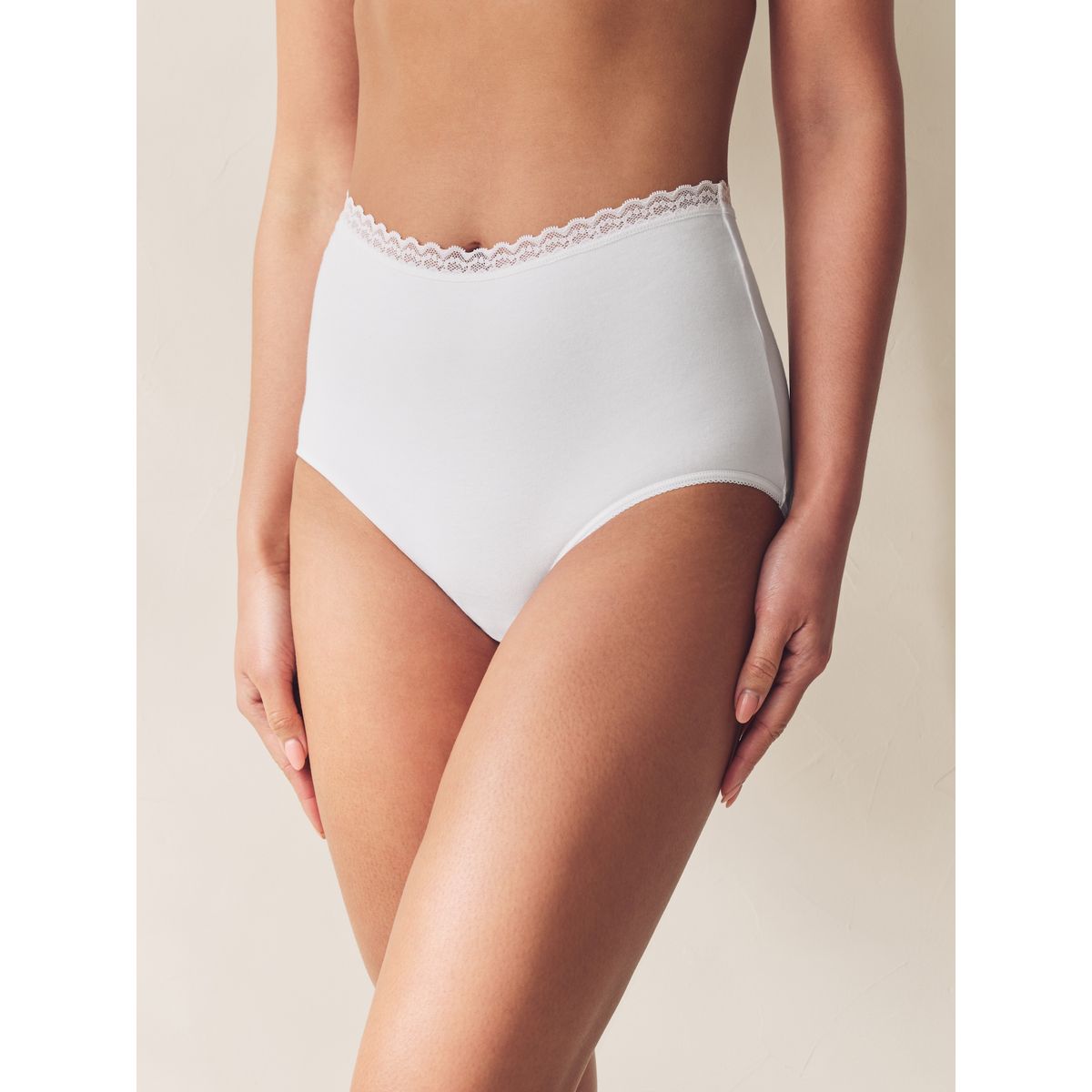 Culotte en coton spécial ménopause, lot de 2 noir/blanc, NEXT