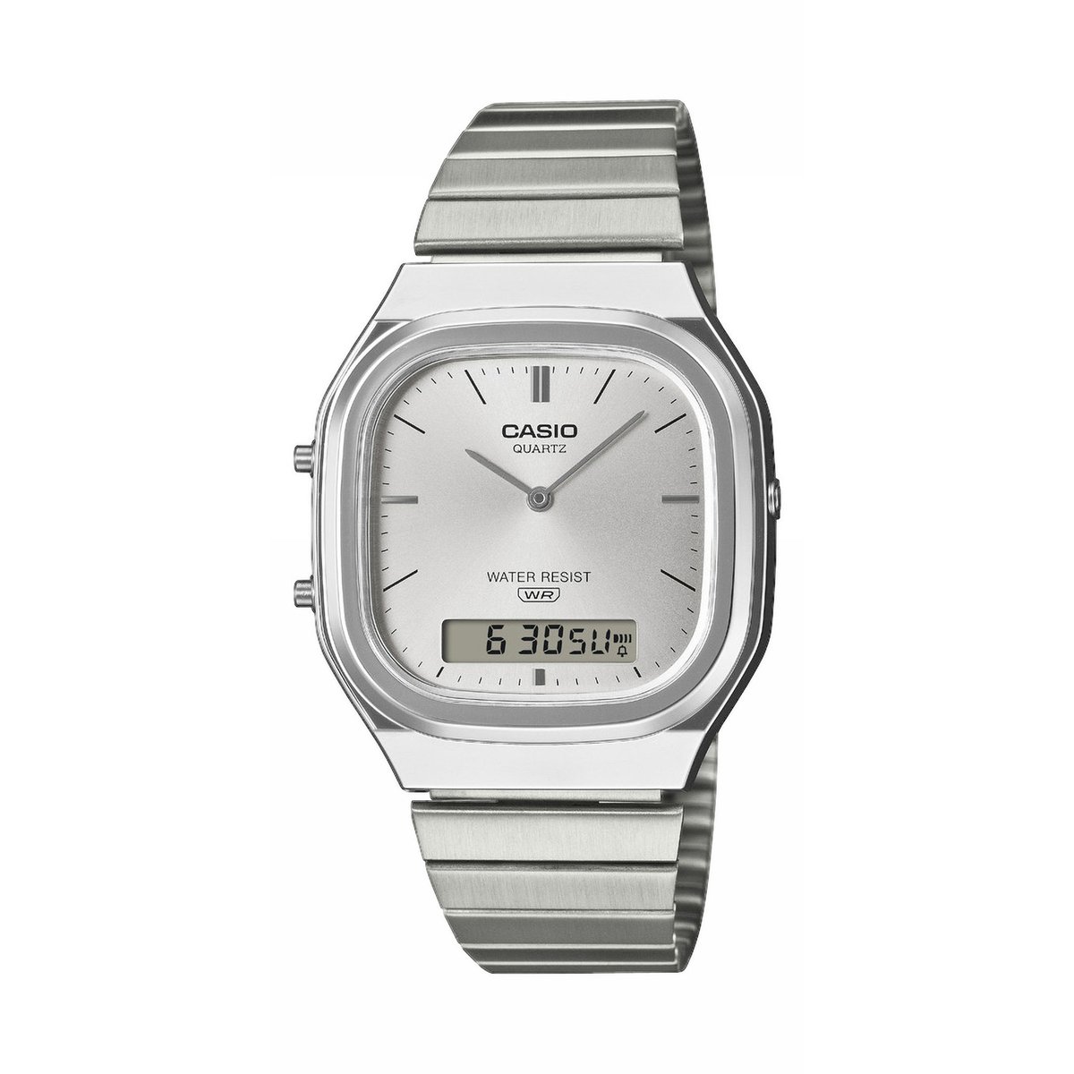 Montre Analogique Digital VINTAGE argenté gris argenté, CASIO