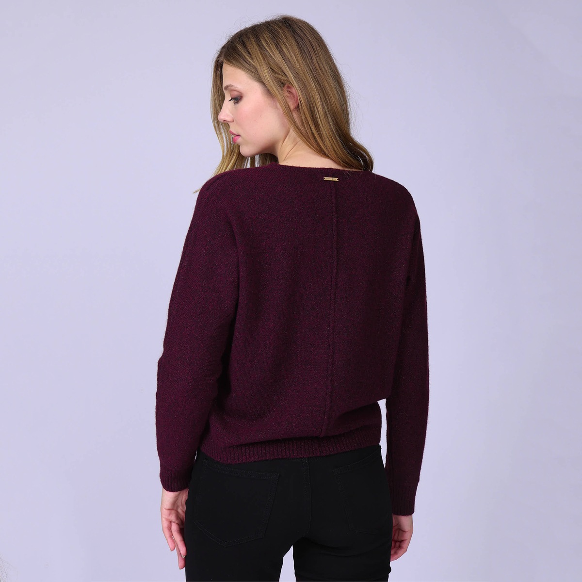 Pull Emilie bordeaux, MISE AU GREEN