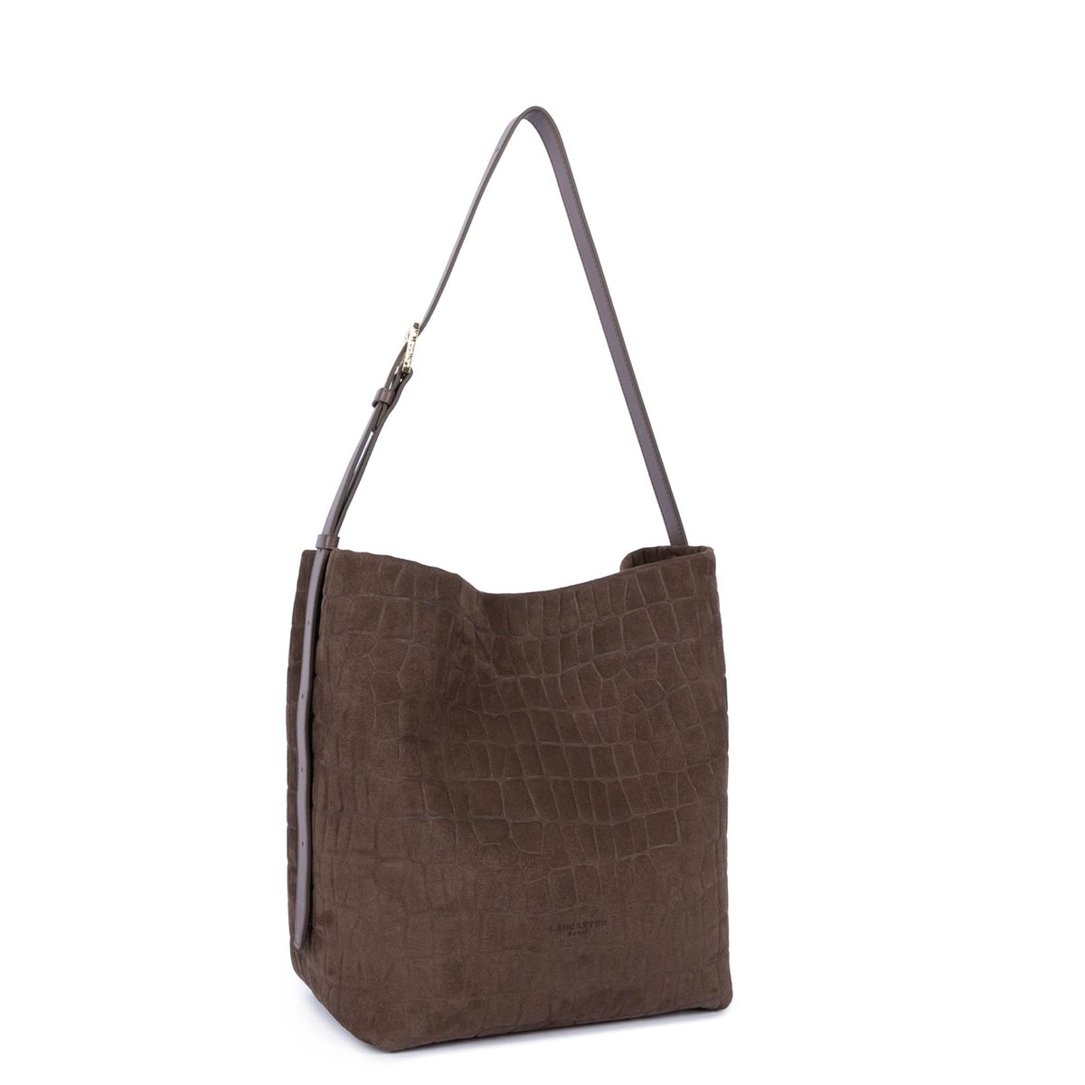 Sac seau SUÈDE EXO marron, LANCASTER