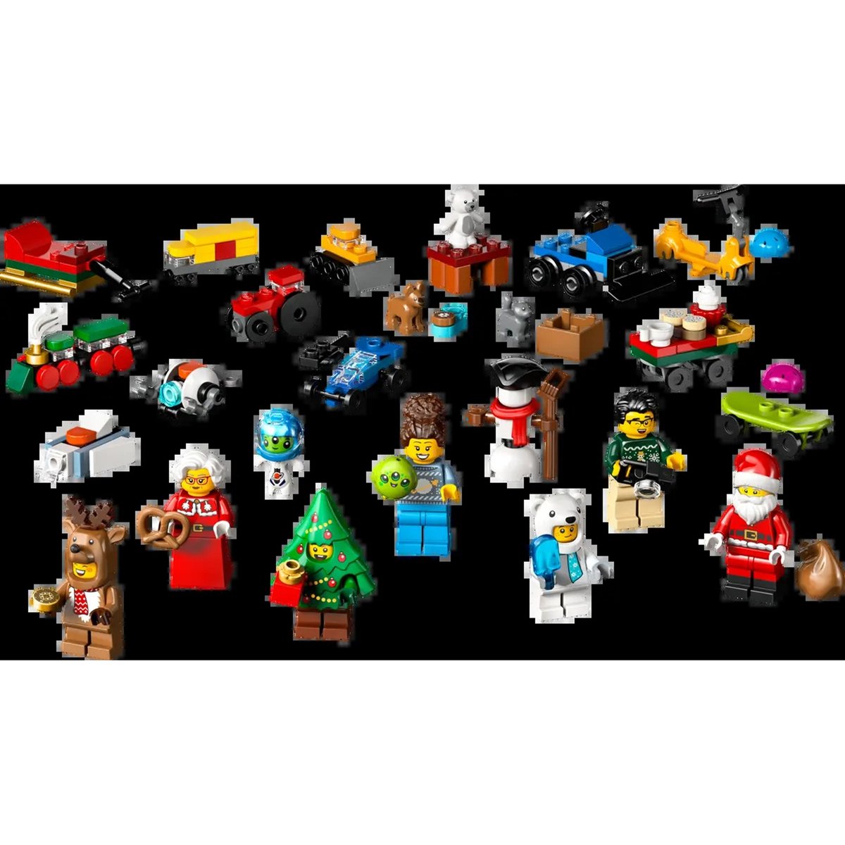 City Le calendrier de l'Avent 2025 multicolore, LEGO