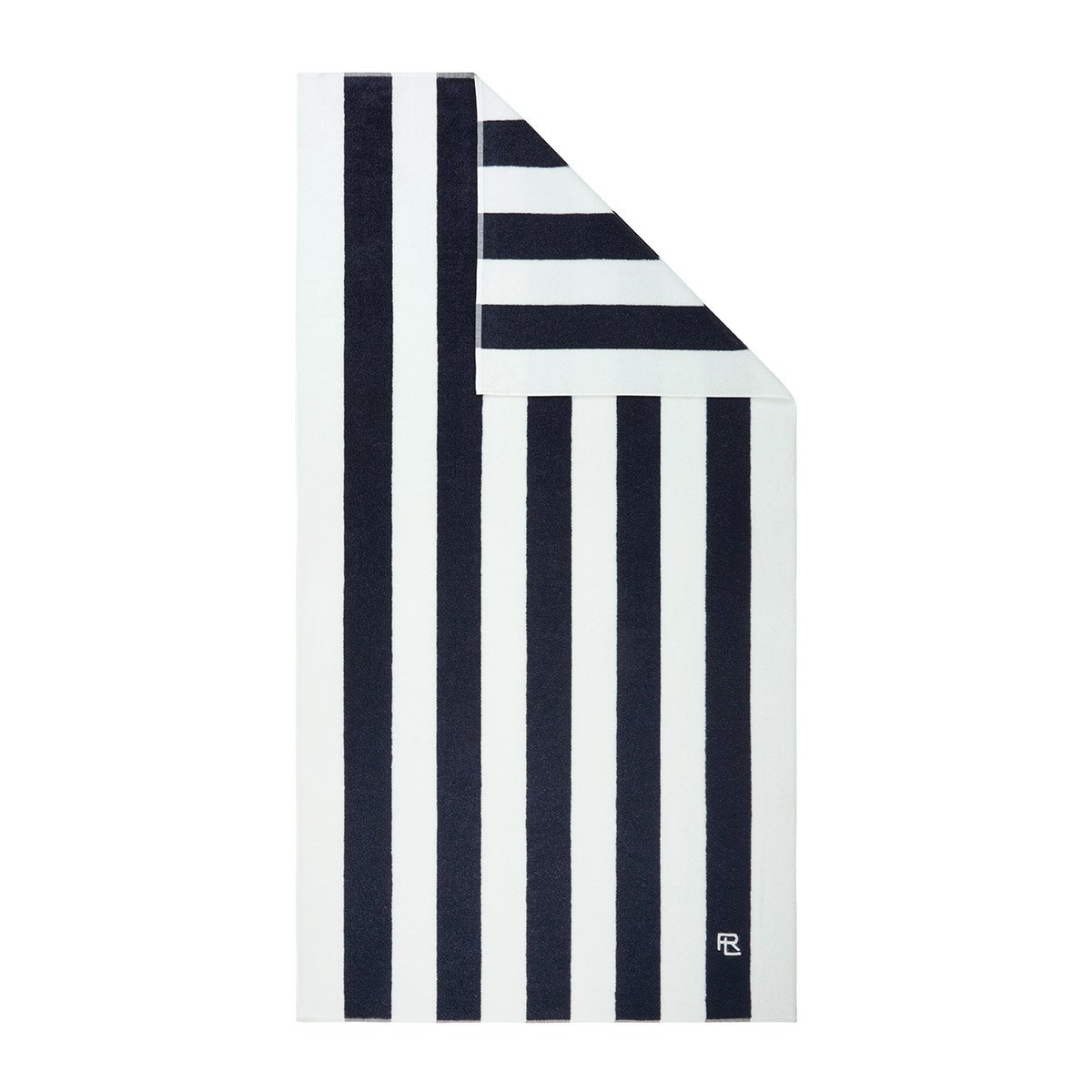 Serviette de plage en coton, HENLEY navy, RALPH LAUREN HOME