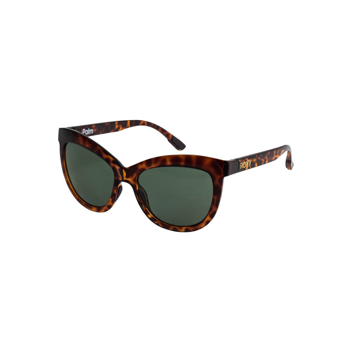 Lunettes de soleil polarisées PALM P. marron tortoise brown/green plz, ROXY