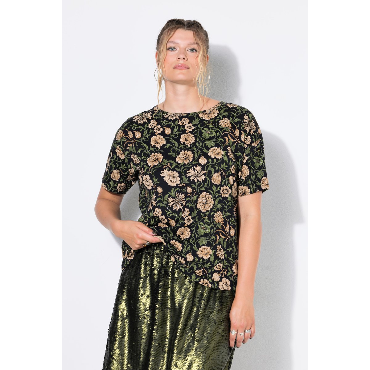 T-shirt oversize noir, STUDIO UNTOLD