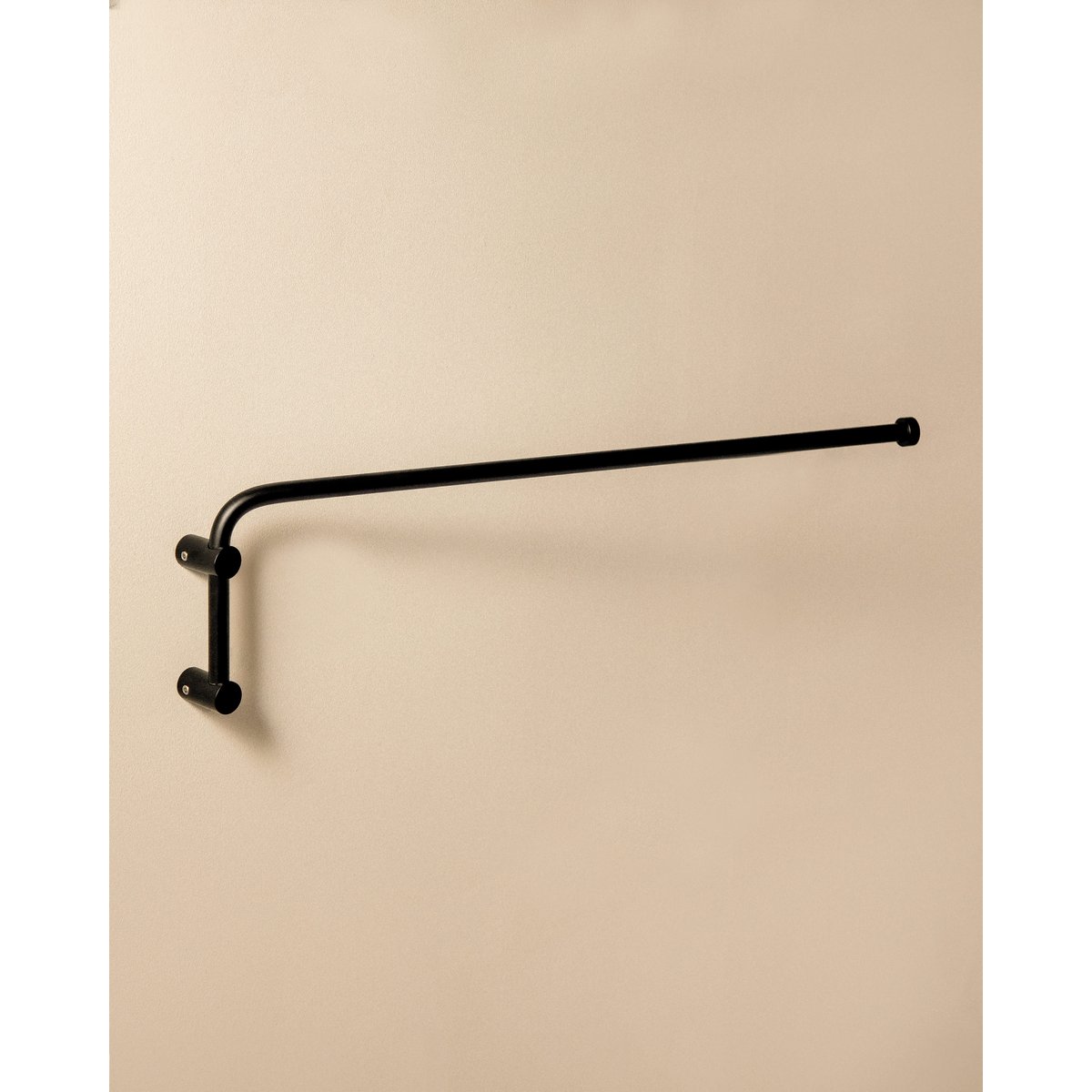 Porte Serviette Pivotant mural LOGIC noir mat, COSMIC