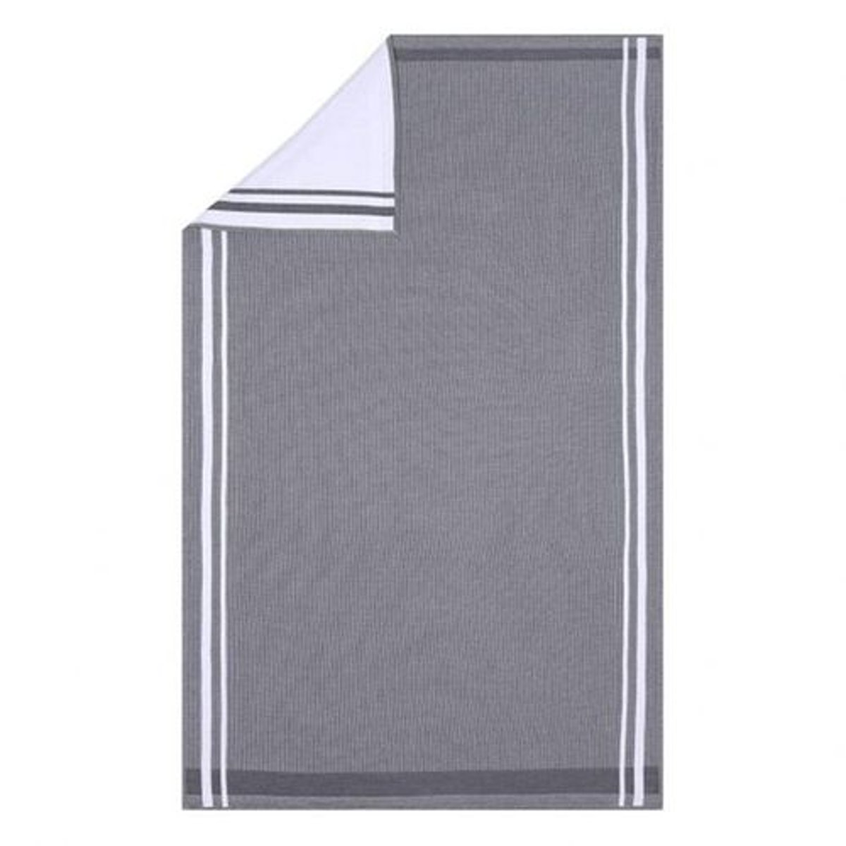 Serviette de bain 375 g/m², Duetto, Made in France adriatique, LE JACQUARD FRANCAIS