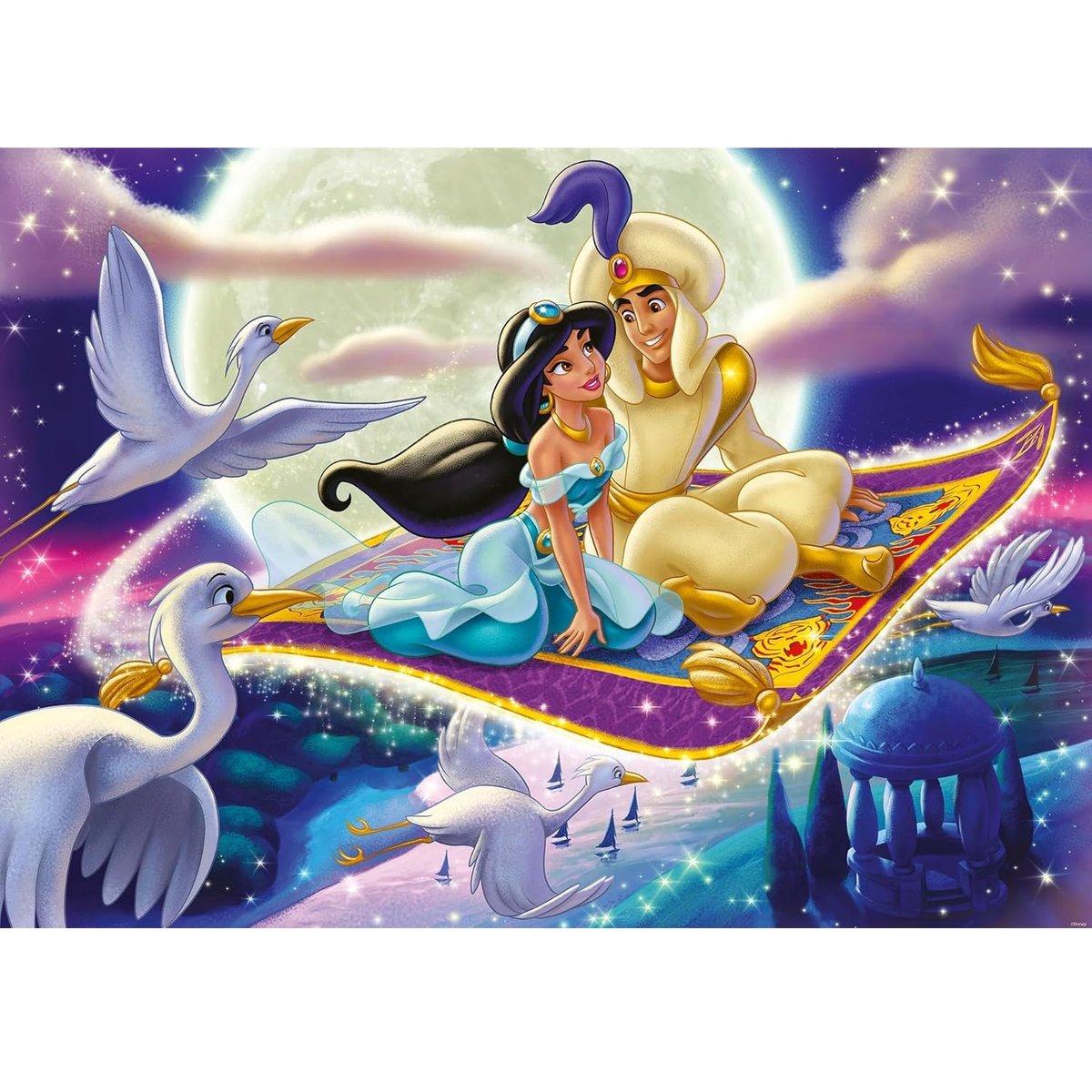 Puzzle Aladdin 1000 pièces blanc, RAVENSBURGER