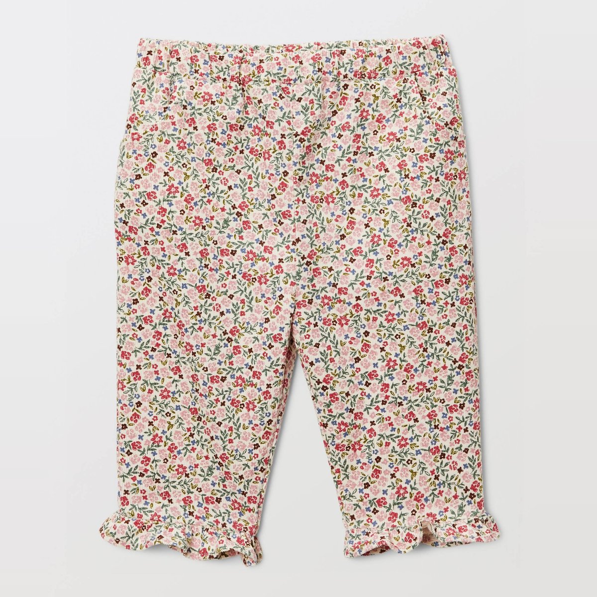 Pantalon velours en coton GOTS blush, BOUT'CHOU
