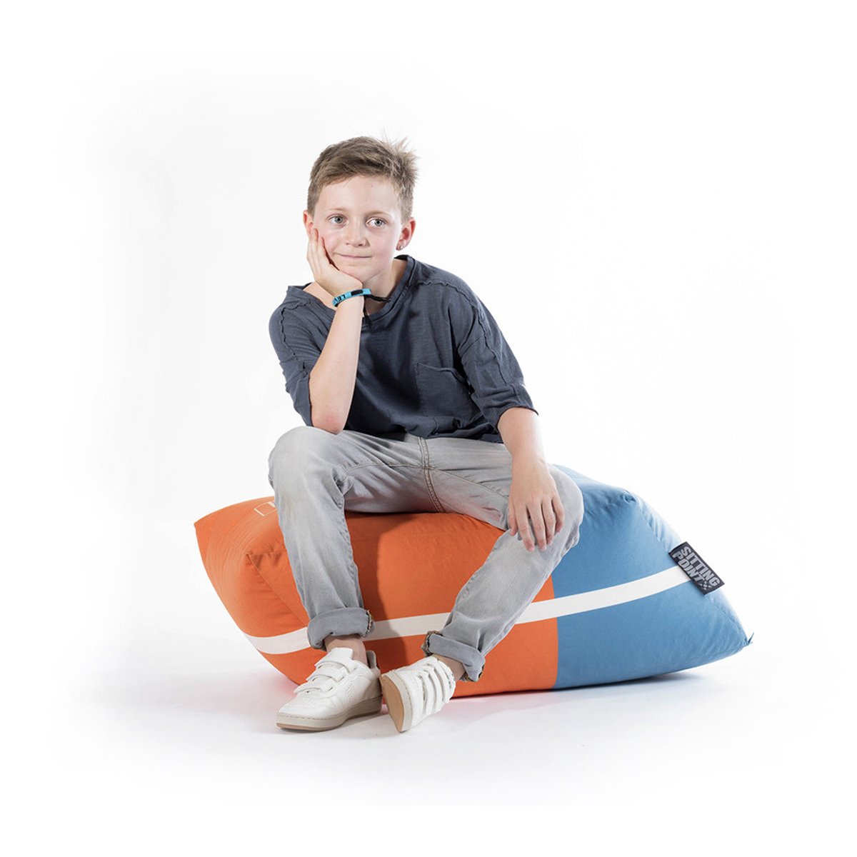 Pouf enfant GOMME multicolor, SITTING POINT