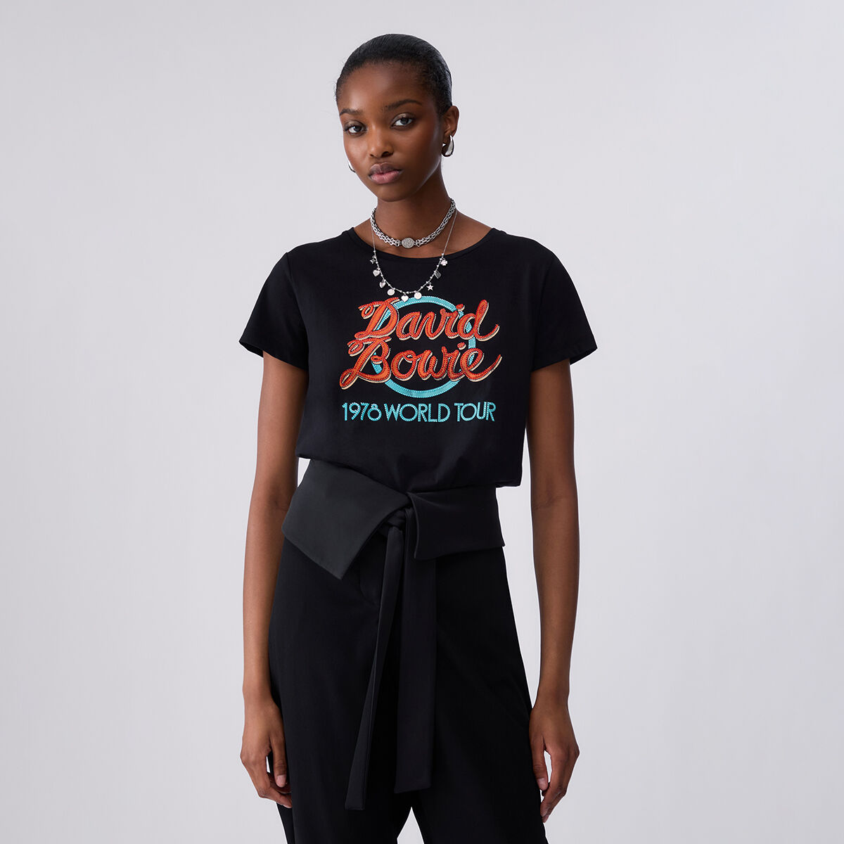 T-shirt avec imprimé logo, LIU JO