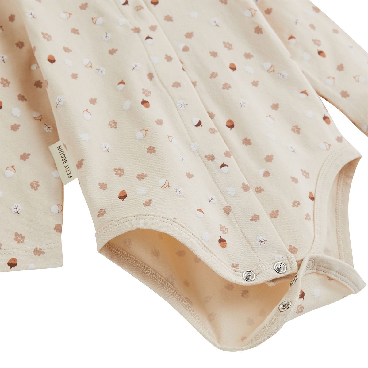 Ensemble body bébé et pantalon matelassé Caramel marron, PETIT BEGUIN