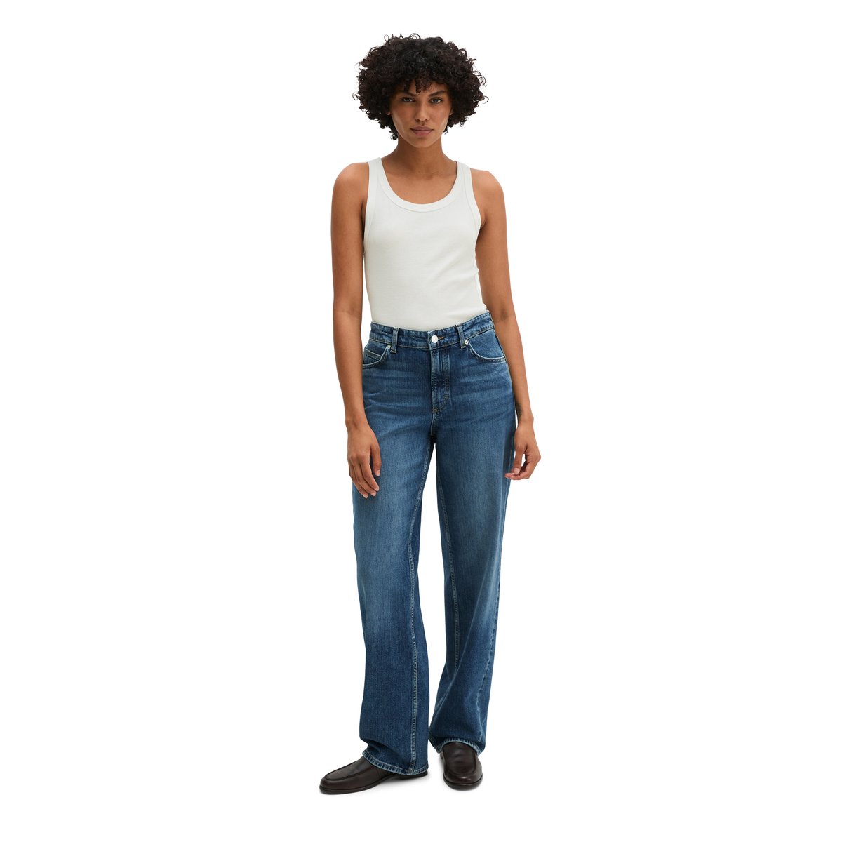 Jeans modèle Leby droit en Circulose® bleu, MARC O'POLO