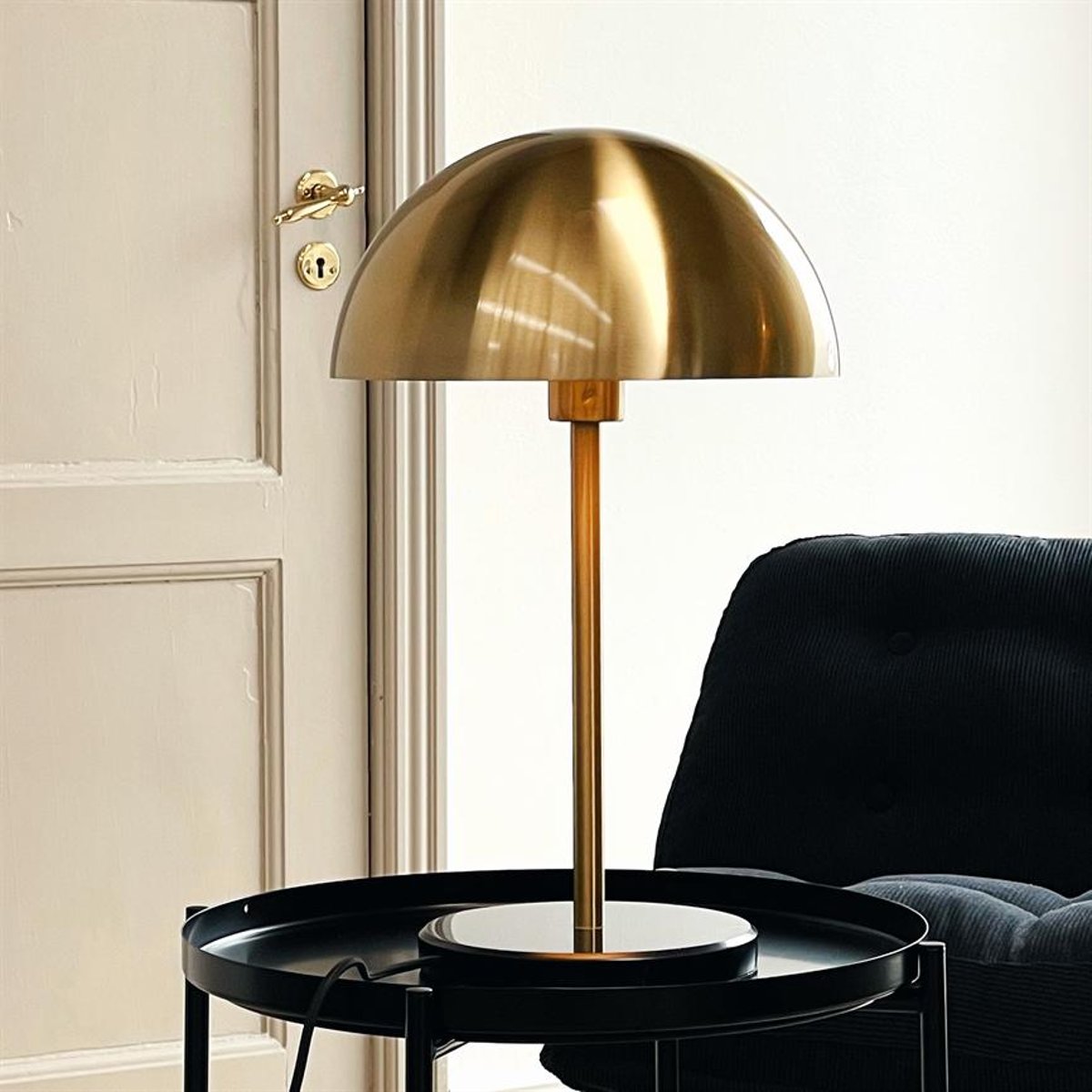 Lampe à poser en Métal brass/marble Nancy brass, DYBERG LARSEN