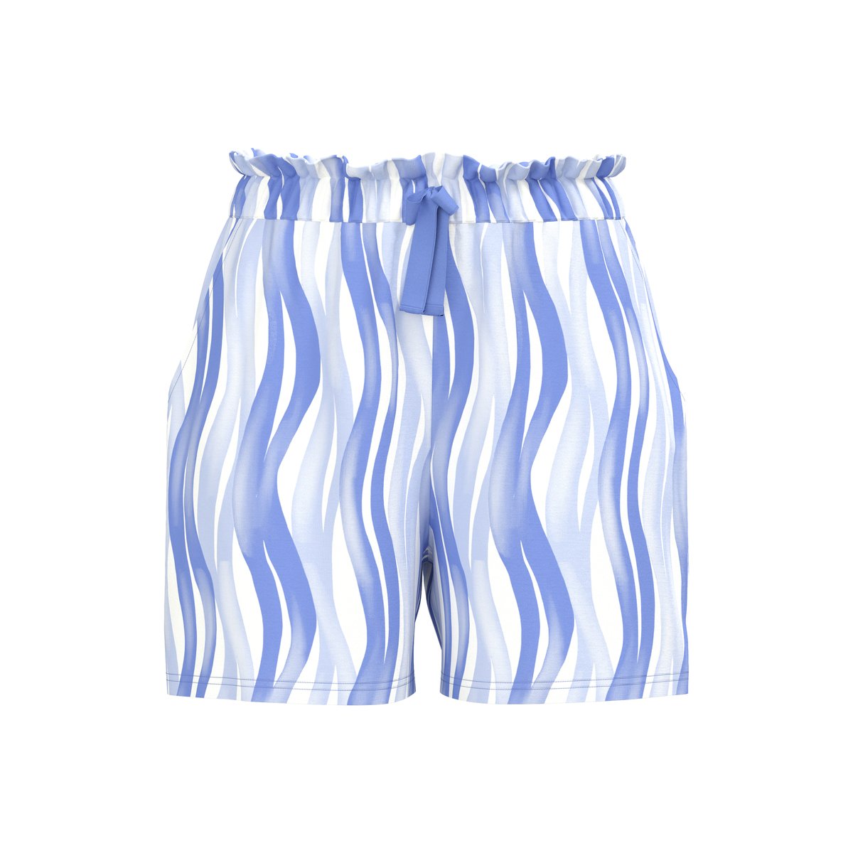 Short de pyjama Coton FAVOURITES OCEAN blanc étoilé, CALIDA
