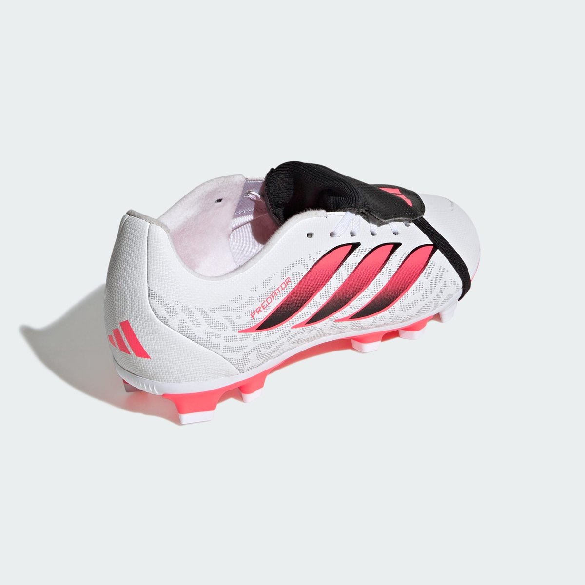 Chaussure De Football Languette Rabattue Predator Club Terrain Souple/Multi-Surfaces Enfants cloud white / solar turbo / core black, adidas Performance