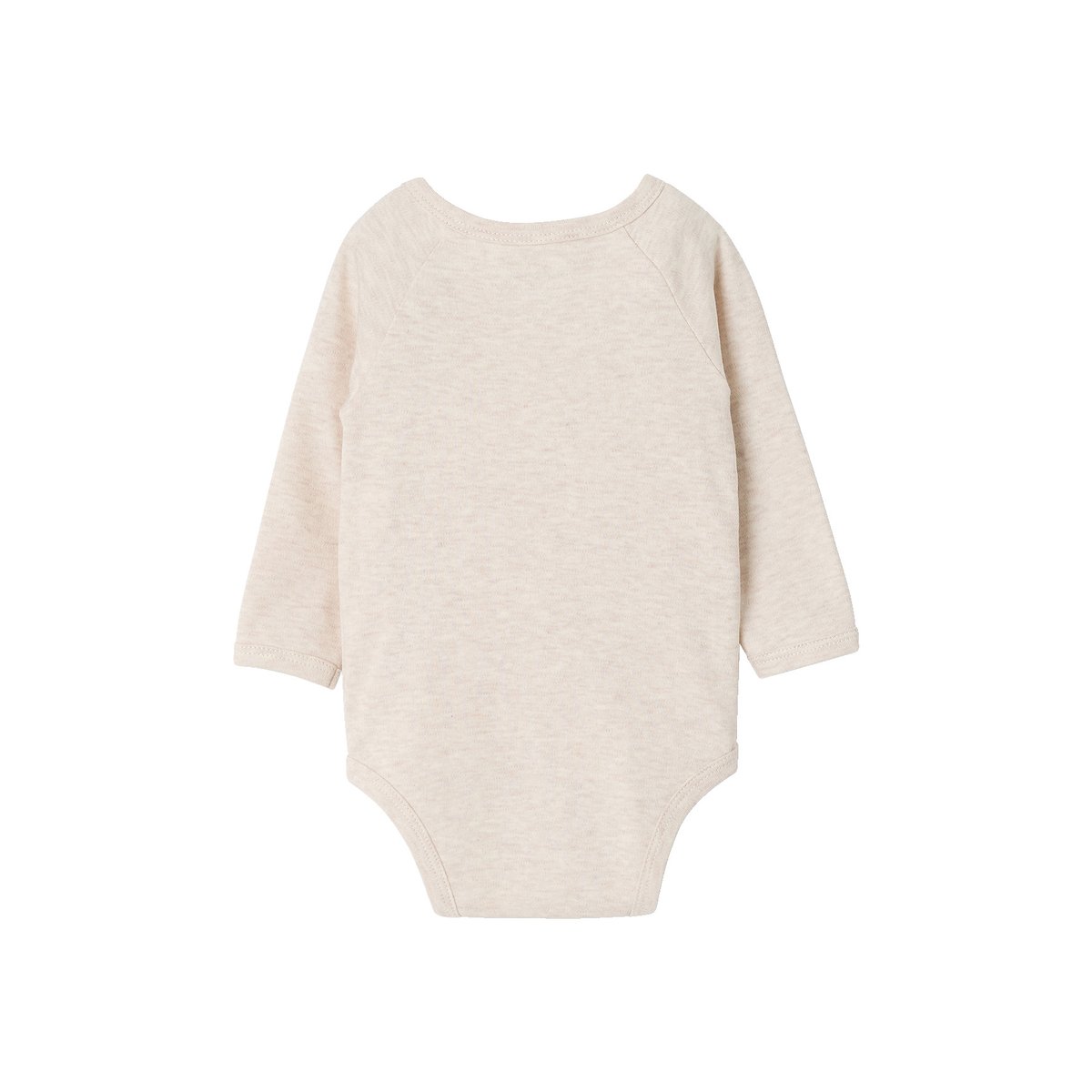 Lot de 3 bodies naissance manches longues cappuccino, VERTBAUDET