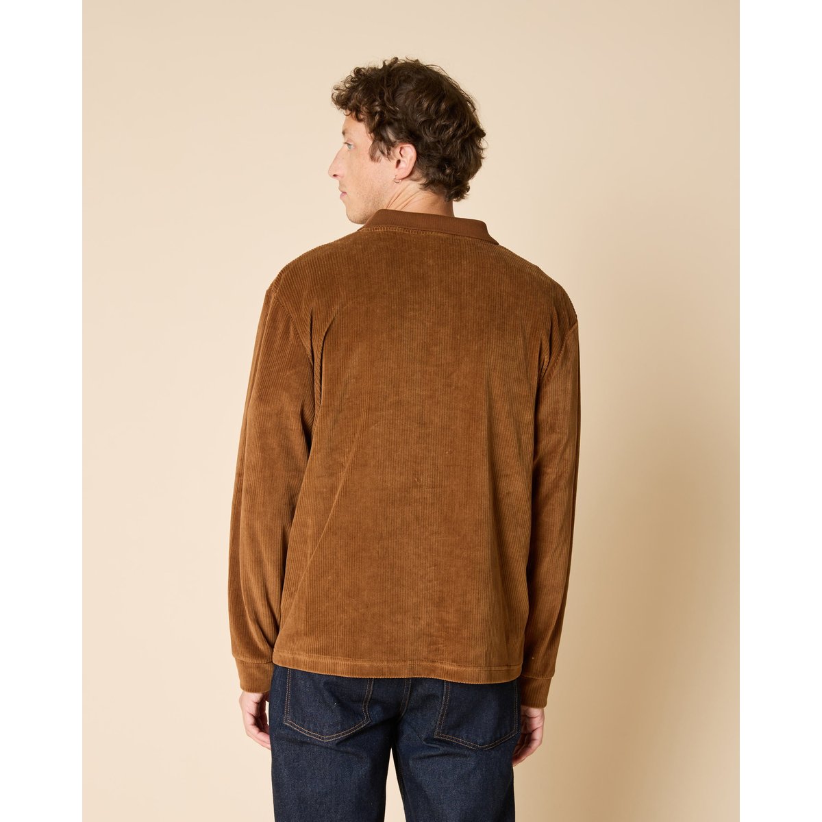 Polo en maille camel, FAGUO