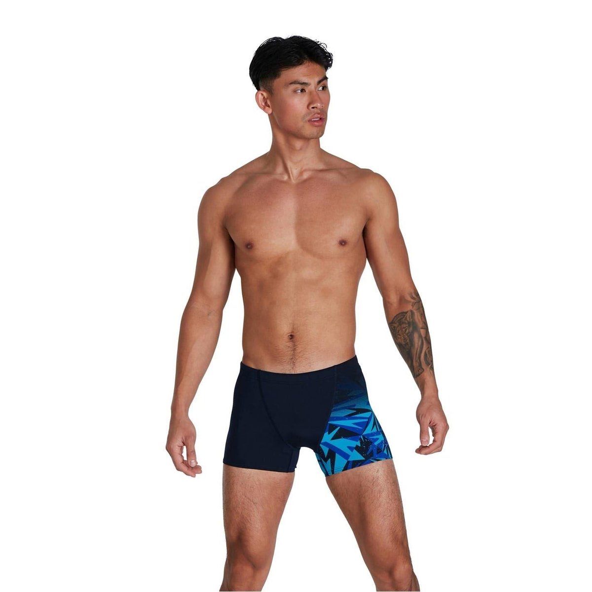 Short de bain motif/style géométrique HYPER BOOM noir, SPEEDO