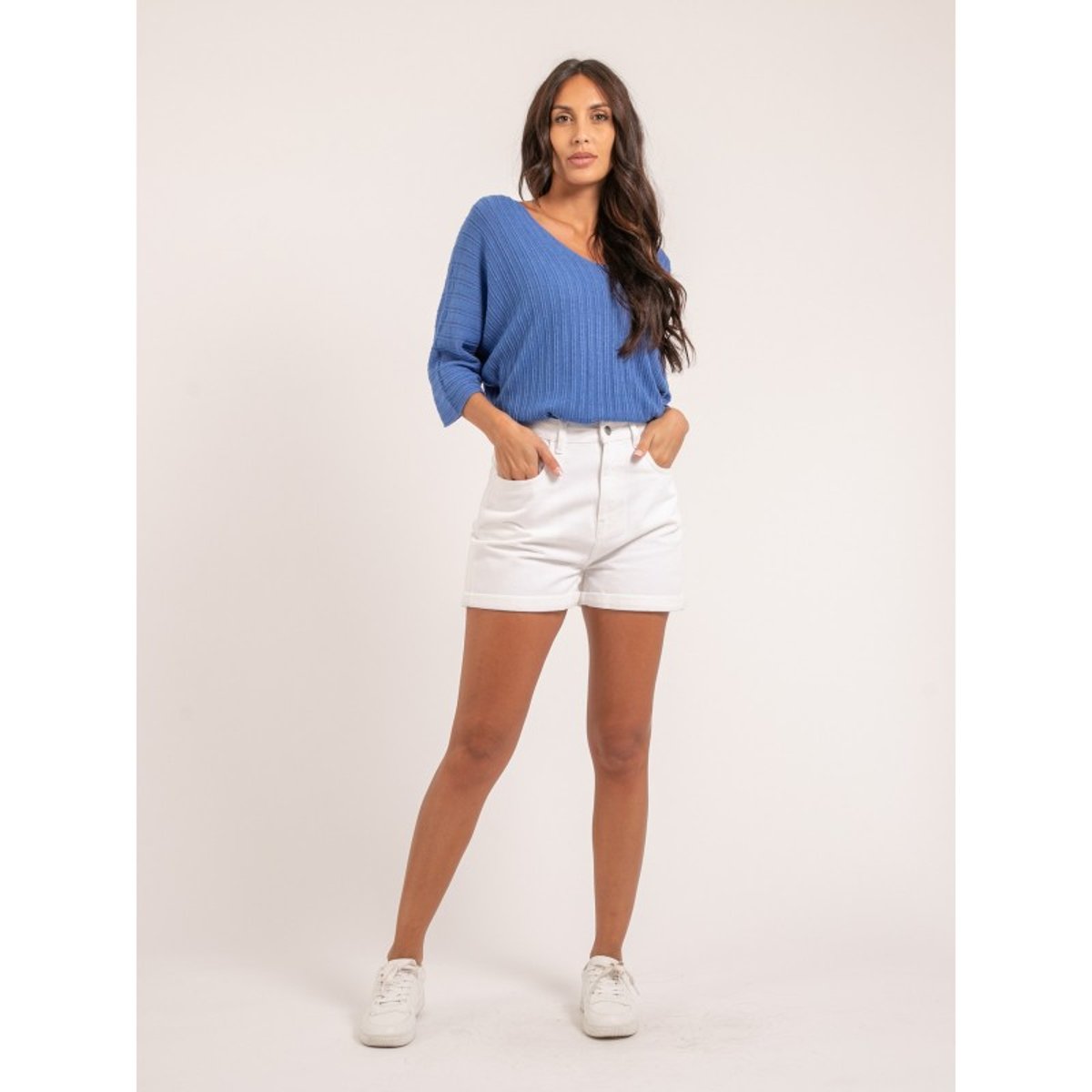 Pull Fin Kartelia bleu, DONA LISA