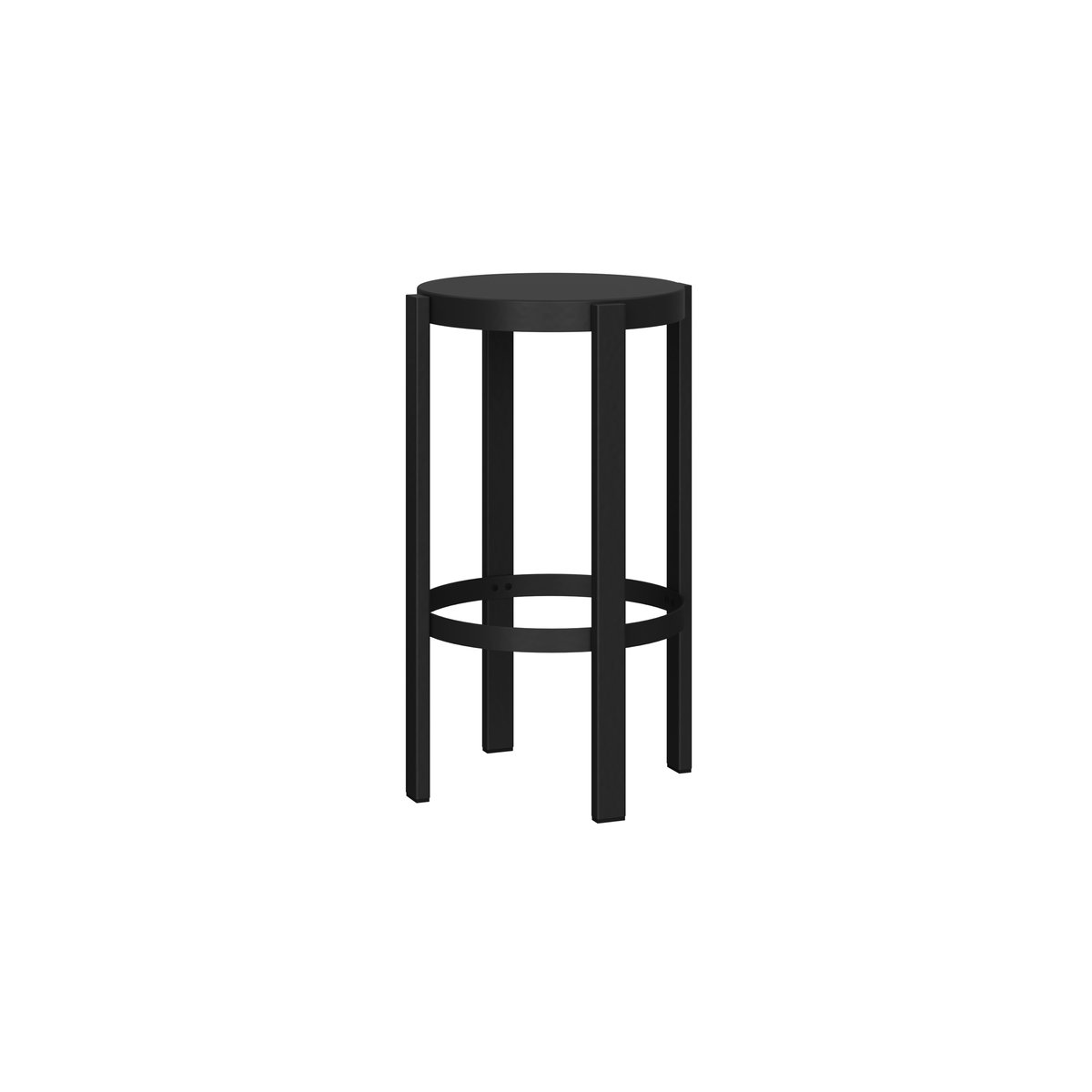 Tabouret de bar en acier robuste DOON rose pétale, NOO.MA