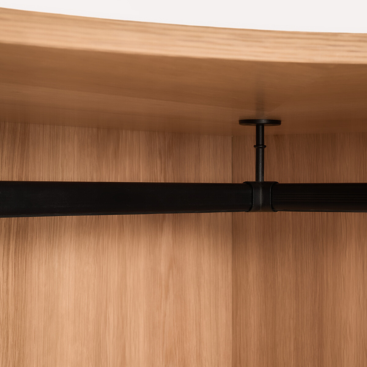 Mueble alto esquinero para armario modular, chapa de roble, EVORIA natural, AM.PM