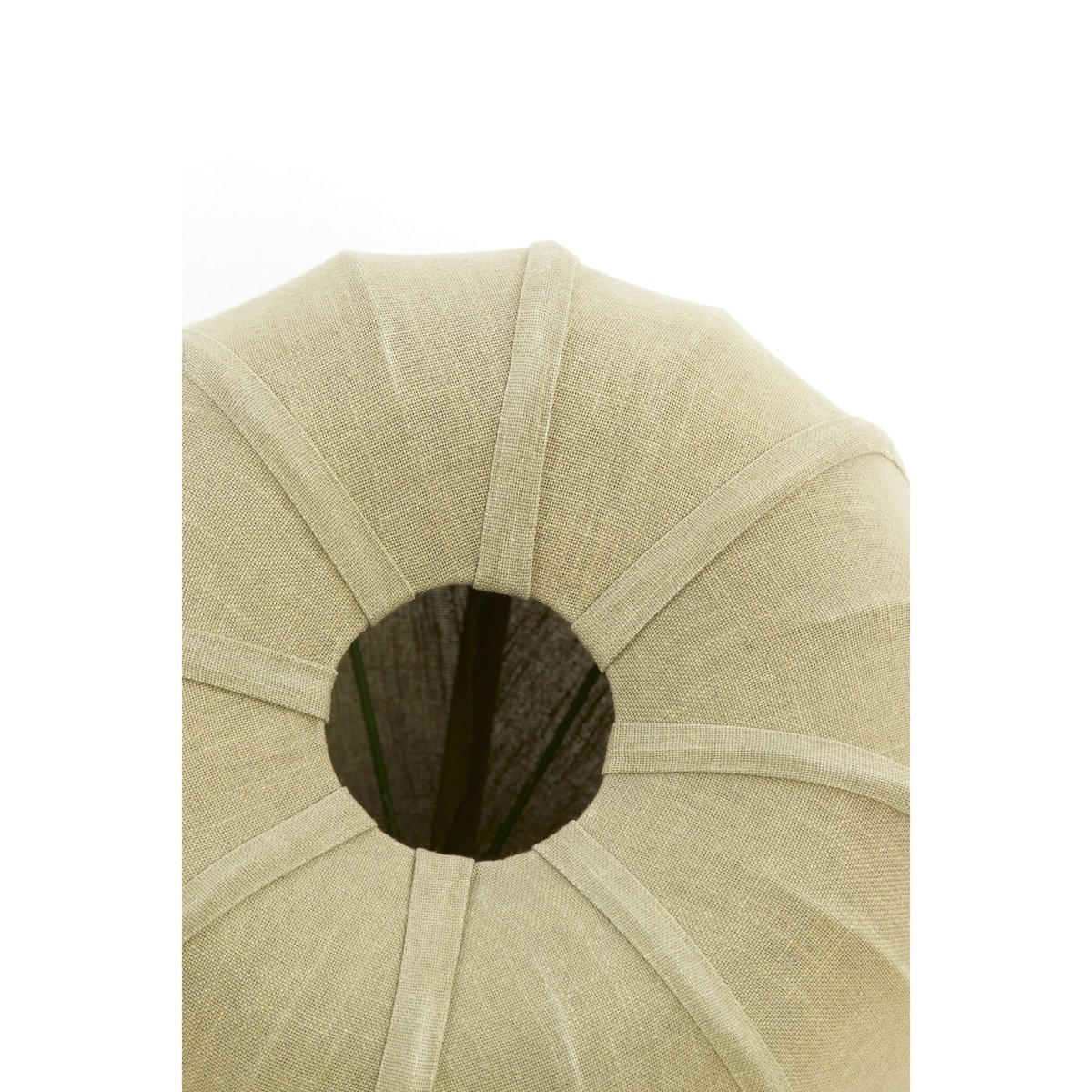 Lampe Suspendue Textiles ZUBEDO vert olive, LIGHT & LIVING 