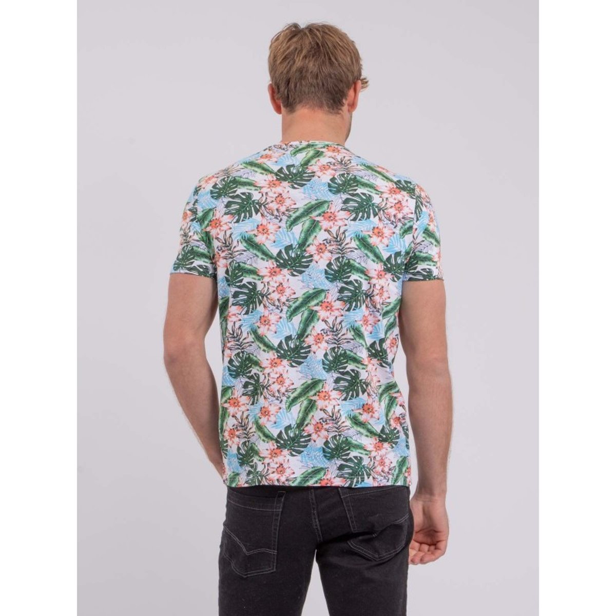 T-shirt Col Rond Pur Coton Nibolta blanc, RITCHIE